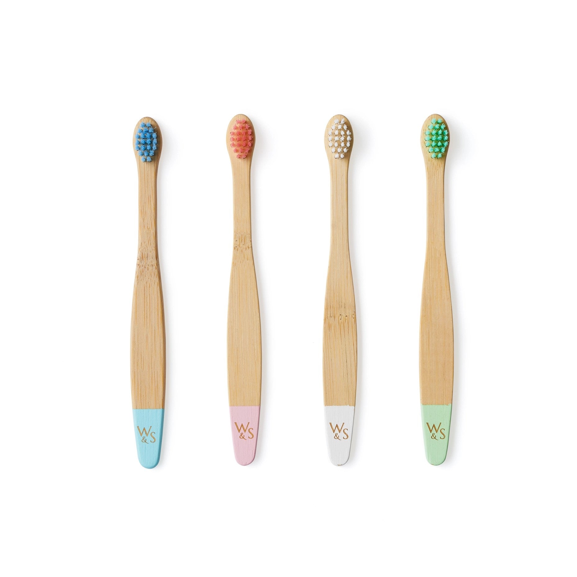Bamboo Baby Toothbrushes (set of 4, multicolour) image 3