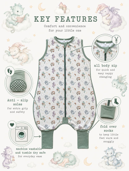 Dragons - Toddler Sleeping Suit 1.0 TOG