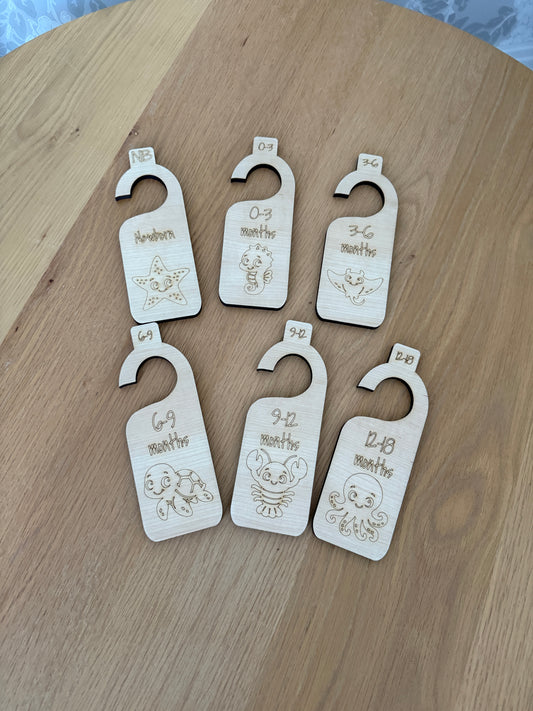 Sea world - Baby Closet Dividers by Age (0–24 Months)