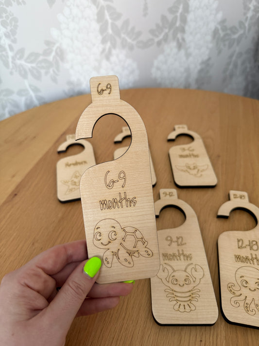 Sea world - Baby Closet Dividers by Age (0–24 Months)