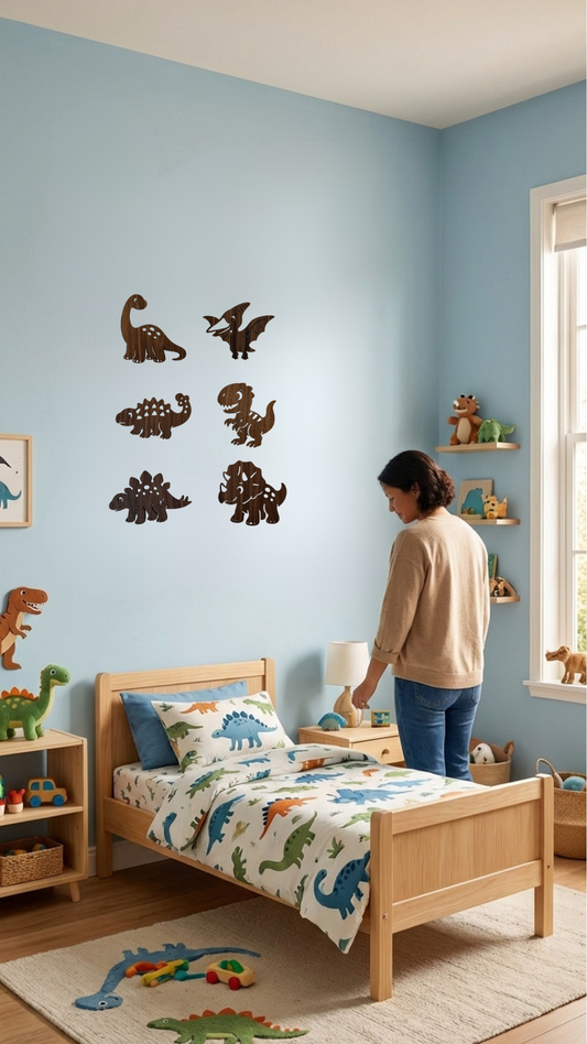 Dinosaur - nursery decor (set of 6)