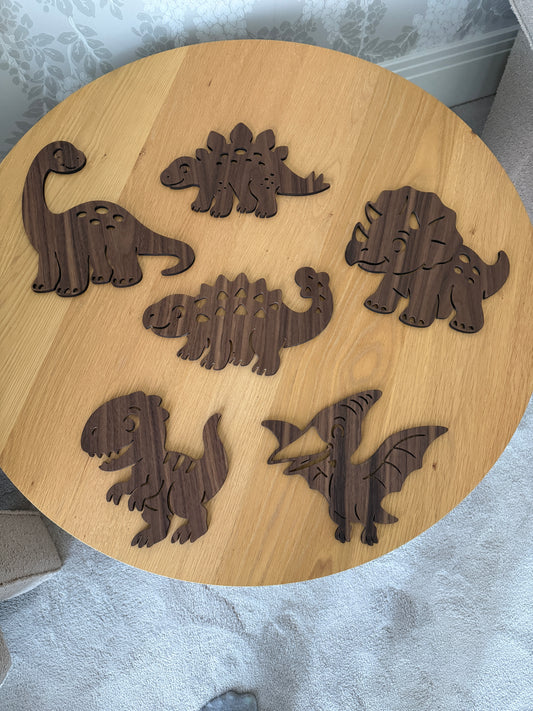 Dinosaur - nursery decor (set of 6)
